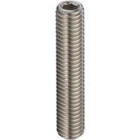 Unifix A2-50 Socket Setscrews M8 x 20 Plain Cup Point in Silver