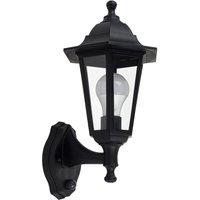 ValueLights Mayfair Black Dusk til Dawn Sensor Outdoor Night Safety Security Wall Lamp Lantern Light