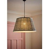 ValueLights Abel Pleated Tapered Floral Easy Fit Ceiling Pendant Light Lamp Shade in Green | Size: Small