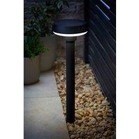 ValueLights Solar Powered LED Matte Black Sensor Outdoor Spike Light