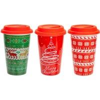 VFM e-Store Christmas Travel Mug Single Cup in Assorted Designs
