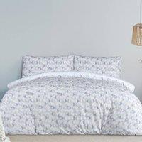 Smart Living Printed Reversible Circle Geo Duvet Cover With Pillowcases in Blue | Size: Single