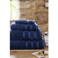 CHRISTY 'Antalya' Turkish Cotton Premium Loose Towels in Dark Blue