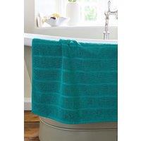 CHRISTY 'Signum' Heavyweight 100% Combed Cotton Bath Mat in Teal