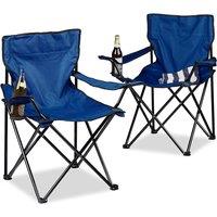 MANTRARAJ Camping Folding Chairs Patio Outdoor Portable Garden Beach Chair in Blue | Size: Single