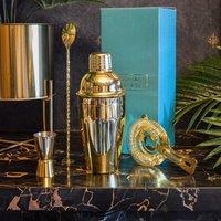 Madison & Mayfair Classic Gold Cocktail Shaker Set