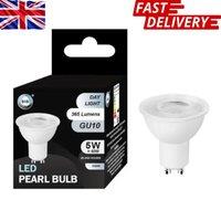 DECORE4U LTD 5W LED Pearl Bulb Day Light GU10 Energy Efficient Spot Light in White
