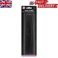 SHEDS AND FENCE LTD 4pc Hair Comb Set for Women Men Hair Styling and Detangling in Black