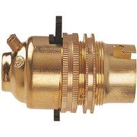 Dencon Bc Brass 1 2in Switched Lamp Holder