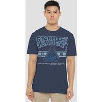 Star Trek Men's Starfleet Academy Earth T-Shirt, Navy | Size: 2XL