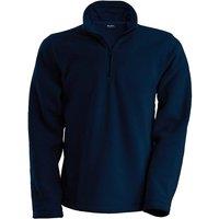 Kariban Men's Enzo 1 4 Zip Fleece Top in Navy | Size: 3XL