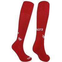 TALYX Men's 1 Pack Cushioned Moisture Wicking Football Socks in Red | Size: 6-11
