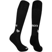 TALYX Men's 1 Pack Cushioned Moisture Wicking Football Socks in Black | Size: 6-11