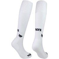 TALYX Men's 1 Pack Cushioned Moisture Wicking Football Socks in White | Size: 6-11