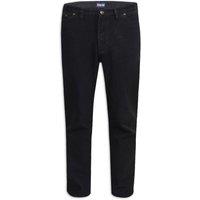 Duke Clothing Men's Rockford Comfort Fit Jeans in Black | Size: 40S