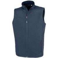 Result Men's Softshell Printable Body Warmer in Navy | Size: Small