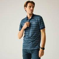 Regatta Men's Kildra Striped Mesh Polo in Dark Blue | Size: XL