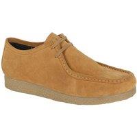 Roamers Men's Suede Casual Shoes in Camel | Size: 7
