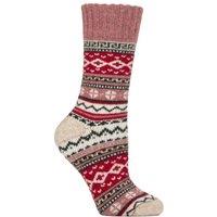 Country Pursuit Women's Wool Blend Hiking Socks Cushioned Walking Boot Socks | Size: 4-8