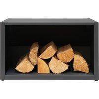 OKO Bio Ethanol Fires OKO S3/S4 Bio Ethanol Stove Log Store in Charcoal Grey