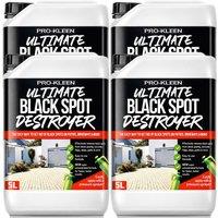 ProKleen Ultimate Black Spot Remover Destroyer Patio Cleaner 4 x 5L in Clear