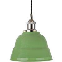 SE Home Mint Green Lincoln Pendant Light - Nickel - Black Twisted