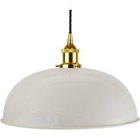 SE Home Pale Grey Worcester Pendant Light - Gold - Black Twisted