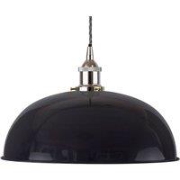 SE Home Navy Blue Worcester Pendant Light - Nickel - Grey Twisted