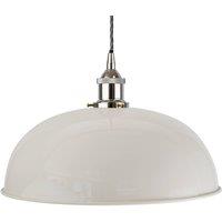 SE Home Pale Grey Worcester Pendant Light - Nickel - Grey Twisted