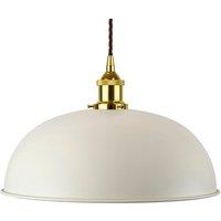 SE Home Clay White Worcester Pendant Light - Gold - Brown Twisted