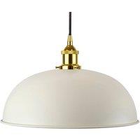 SE Home Clay White Worcester Pendant Light - Gold - Black Round