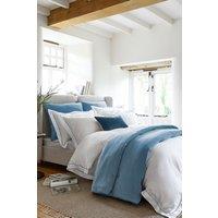 CHRISTY Premium Sateen Satin Soft Duvet Cover Sets in Blue | Size: Super King