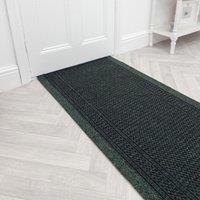 runrug Long Hallway Carpet Runner - Aztec, Green | Size: 66 cm x 360 cm