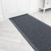 runrug Long Hallway Carpet Runner - Aztec, Grey | Size: 80 cm x 210 cm