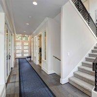 runrug Hallway Carpet Runner Rug - Hardwearing & Durable, 7mm - 'Inca' in Blue | Size: 66 cm x 210 cm