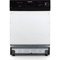 Montpellier MDI655K - Black Semi Integrated Dishwasher - E energy