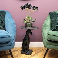 Madison & Mayfair Black Greyhound Side Table