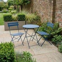Scottish Everlastings Ltd Blue Metal Bistro Set