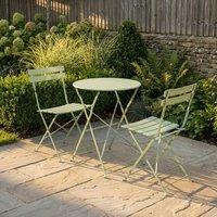 Scottish Everlastings Ltd Light Green Metal Bistro Set