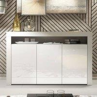 Creative Furniture Aether Sideboard 155cm - White with Gloss Doors