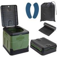 EONLION Green Outdoor Folding Toilet Car Travel Potty Portable for Camping