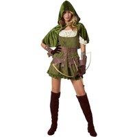 tectake Women's Fancy Dress Costume - Guardian Of The Forest in Green | Size: Large
