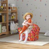 AIYAPLAY Kids Armchair Toddler Sofa Chair Bedroom Playroom in Red