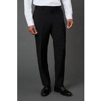 Burton Men's Black Tailored Fit Essential Suit Trousers | Size: 34R