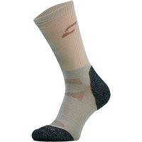 COMODO Men's 1 Pack Anti Blister Bamboo Hiking Socks for Summer in Cream | Size: 6-8