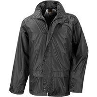 Result Core Men's Waterproof Jacket in Black | Size: Small