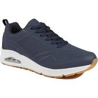 Pavers Men's Grippy Lace-Up Trainers in Navy | Size: 11