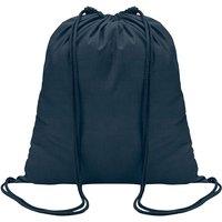 MidOcean Men's Colored Cotton Drawstring Bag in Navy