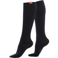 VIM&VIGR Men's 1 Pack Cotton Graduated Compression Socks | 20-30 mmHg in Black | Size: S/M