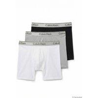 Calvin Klein Men's Boxer Brief 3Pk Black W/ Silver Haze | Size: Large